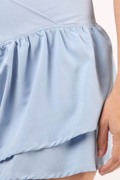 VERY J V-Shaped High Waist Layered Active Shorts - Shop Style & More | Fresh Looks, Everyday Deals & Free Shipping