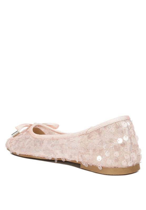 Lysander Sequin Embellished Sheer Ballet Flats - Shop Style & More | Fresh Looks, Everyday Deals & Free Shipping