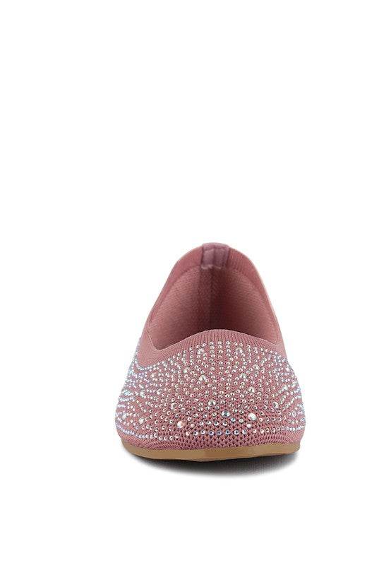 Splash Rhinestones Embellished Ballet Flats - Shop Style & More | Fresh Looks, Everyday Deals & Free Shipping