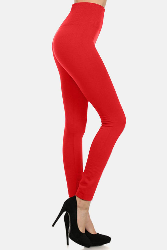 Yelete Full Size Seamless High Waist Fleece Leggings - Shop Style & More | Fresh Looks, Everyday Deals & Free Shipping