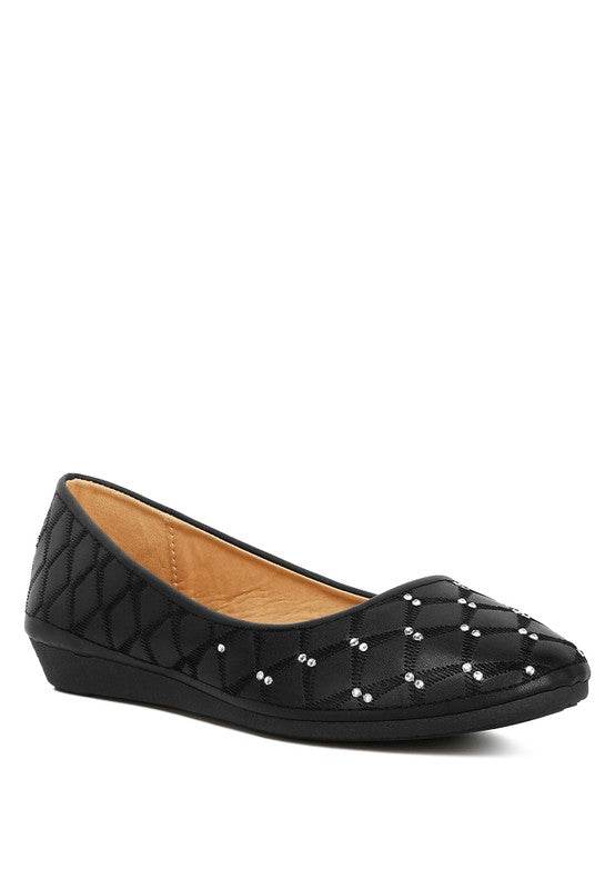 Gia Rhinestone Embellished Women's Ballerinas - Shop Style & More | Fresh Looks, Everyday Deals & Free Shipping