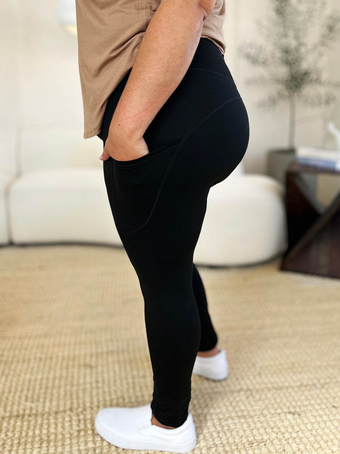 Wide Waistband Sports Leggings - Shop Style & More | Fresh Looks, Everyday Deals & Free Shipping