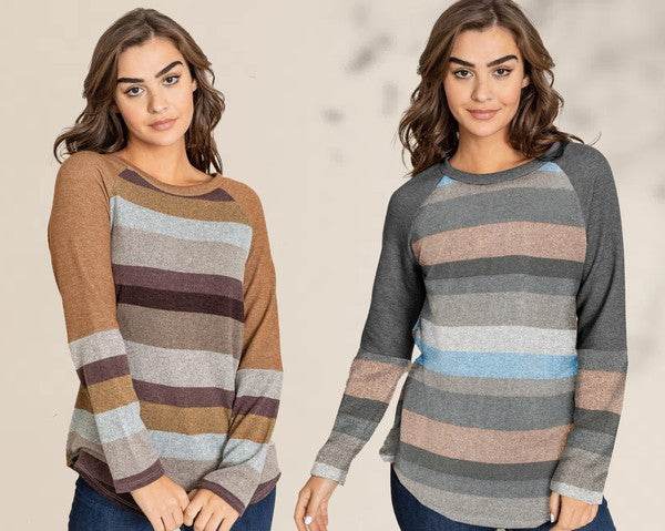 Multi Stripe Tunic - Shop Style & More | Fresh Looks, Everyday Deals & Free Shipping