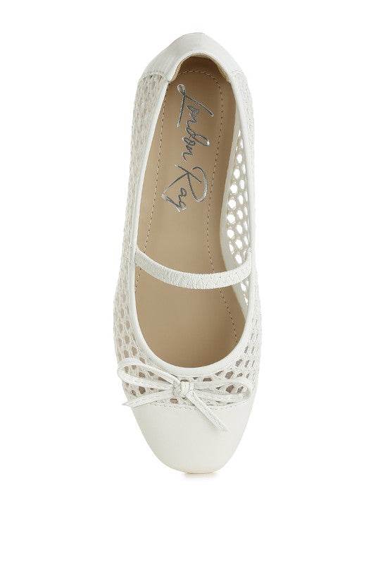 Omela Woven Bow Detail Ballerinas - Shop Style & More | Fresh Looks, Everyday Deals & Free Shipping