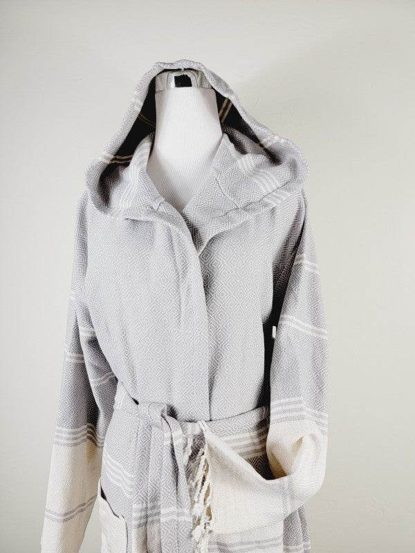 Unisex Robe, Beach or spa Robe with pockets - Gray - Shop Style & More | Fresh Looks, Everyday Deals & Free Shipping