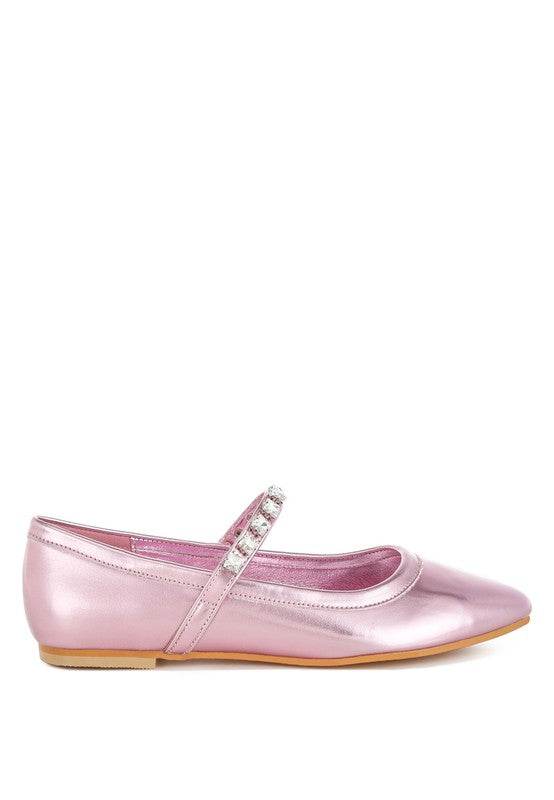 Gloxinia Metallic Mary Jane Ballerinas - Shop Style & More | Fresh Looks, Everyday Deals & Free Shipping
