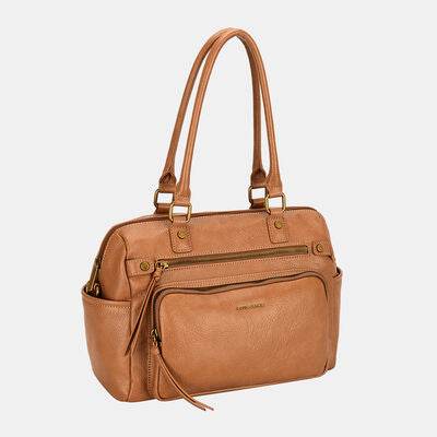 David Jones Zipper PU Leather Handbag - Shop Style & More | Fresh Looks, Everyday Deals & Free Shipping