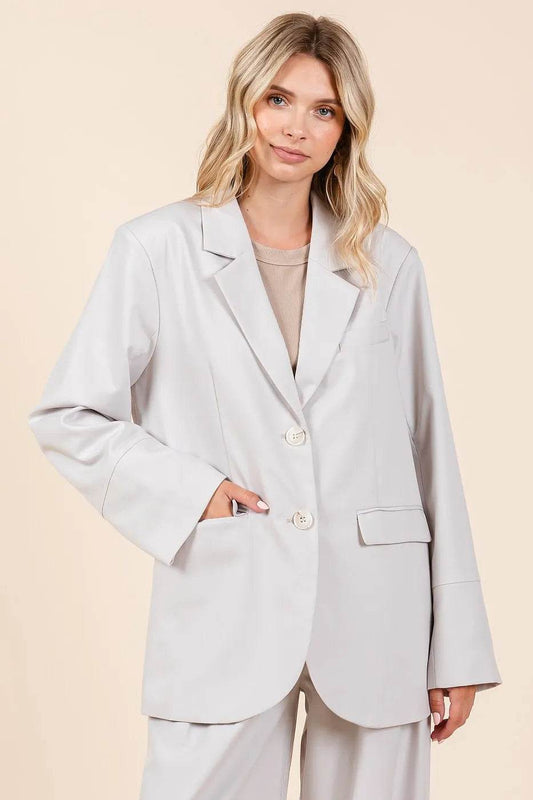 Mittoshop Boyfriend Fit Blazer Jacket - Shop Style & More | Fresh Looks, Everyday Deals & Free Shipping
