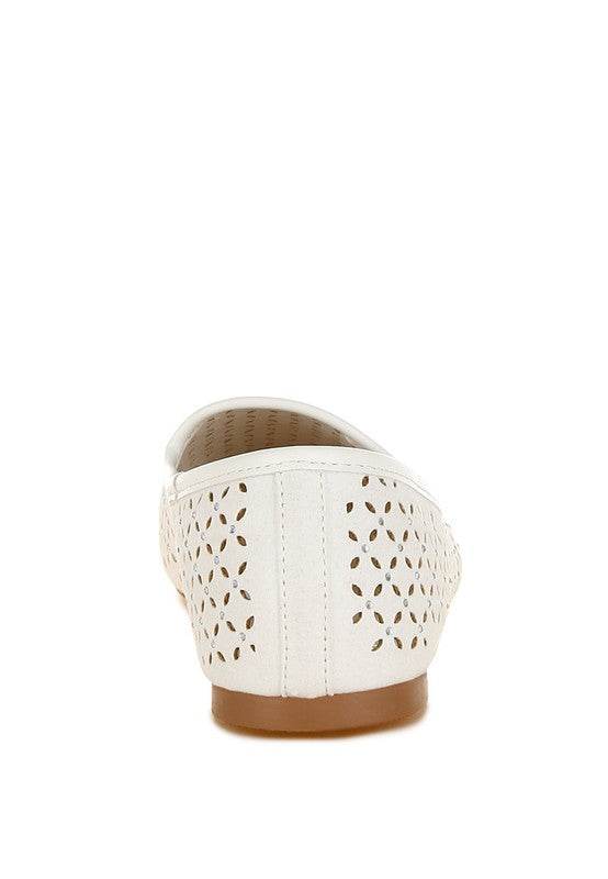 Kyrie Cut Out Detail Ballerinas - Shop Style & More | Fresh Looks, Everyday Deals & Free Shipping