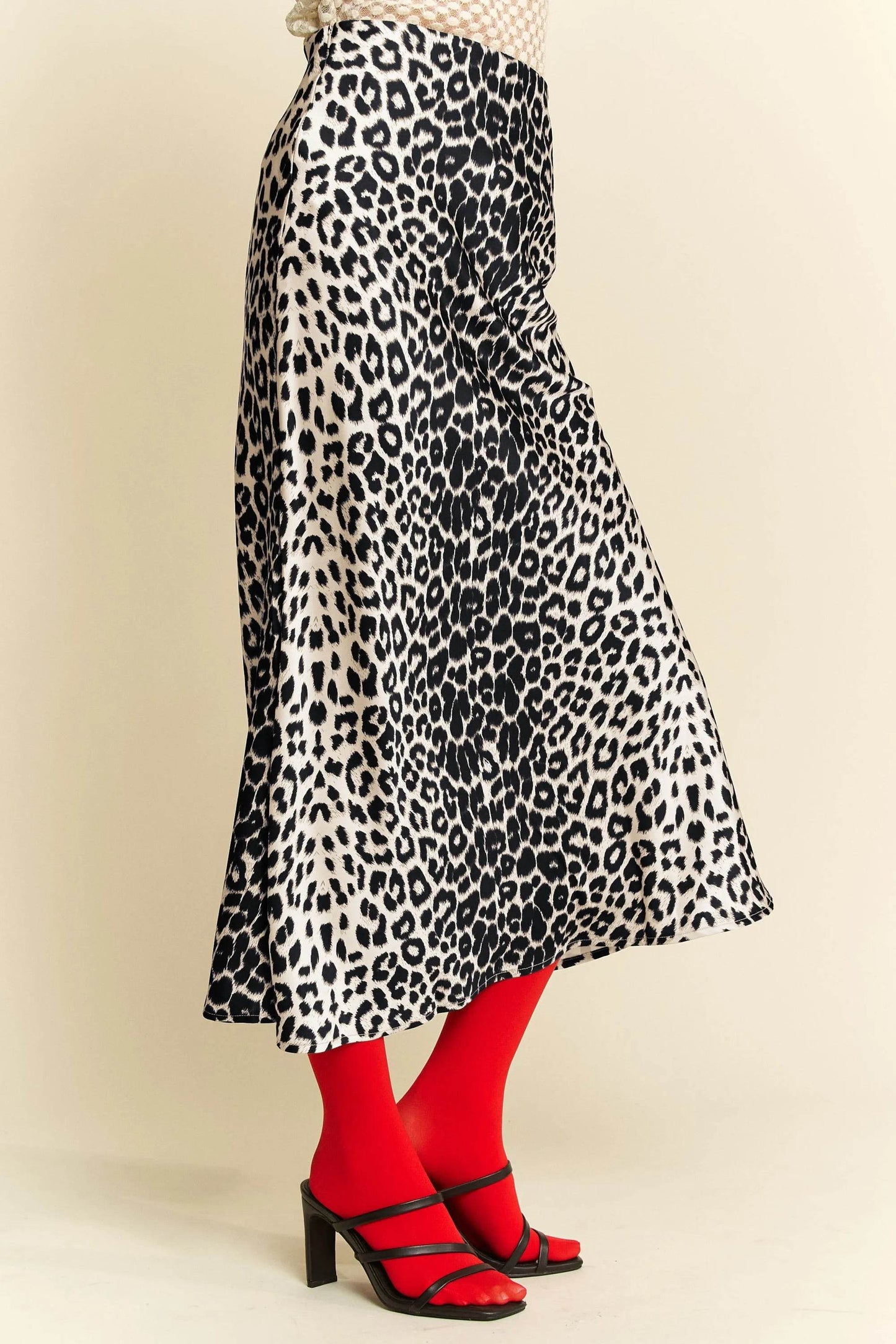 Davi & Dani Leopard Animal Print Long Length Skirt - Shop Style & More | Fresh Looks, Everyday Deals & Free Shipping