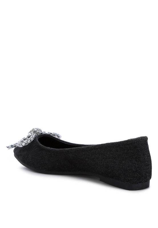 Ellerby Embellished Bow Detail Ballet Flats - Shop Style & More | Fresh Looks, Everyday Deals & Free Shipping