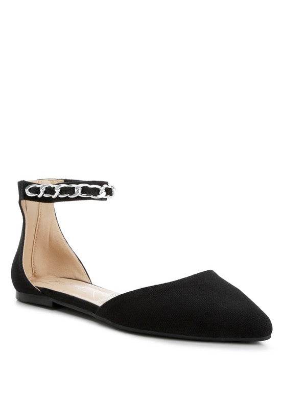 Buqisi Chain Embellished Flat Sandals - Shop Style & More | Fresh Looks, Everyday Deals & Free Shipping
