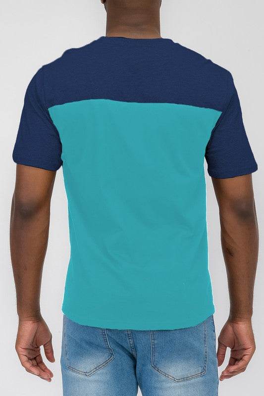 COLOR BLOCK SHORT SLEEVE TSHIRT - Shop Style & More | Fresh Looks, Everyday Deals & Free Shipping