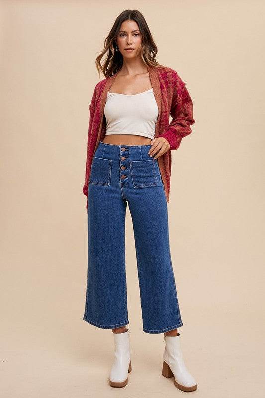 Annie Wear Button Fly High Waist Jeans - Shop Style & More | Fresh Looks, Everyday Deals & Free Shipping
