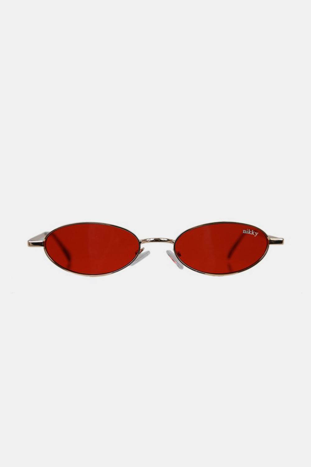 Nicole Lee USA Metal Frame Finley Oval Sunglasses - Shop Style & More | Fresh Looks, Everyday Deals & Free Shipping
