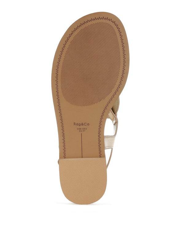 Zorad Metallic Genuine Leather Flats - Shop Style & More | Fresh Looks, Everyday Deals & Free Shipping