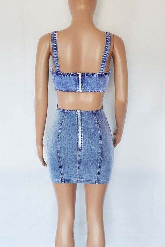 WOMEN FASHION DENIM DRESS - Shop Style & More | Fresh Looks, Everyday Deals & Free Shipping