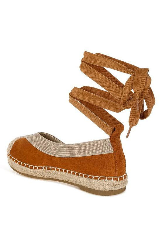 Yalva Microfiber Detachable Lace Espadrilles - Shop Style & More | Fresh Looks, Everyday Deals & Free Shipping
