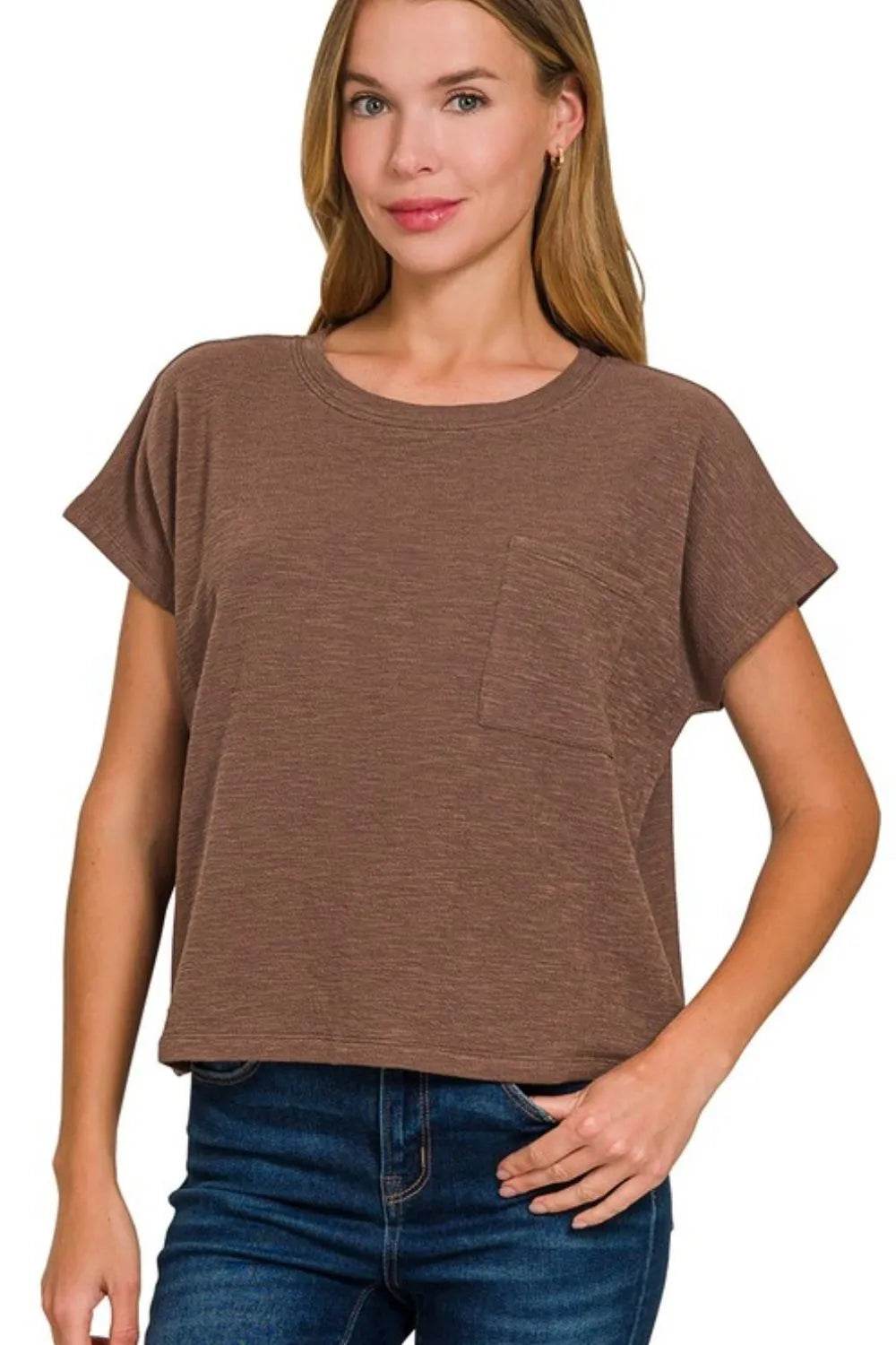 Zenana Round Neck Short Sleeve T-Shirt - Shop Style & More | Fresh Looks, Everyday Deals & Free Shipping