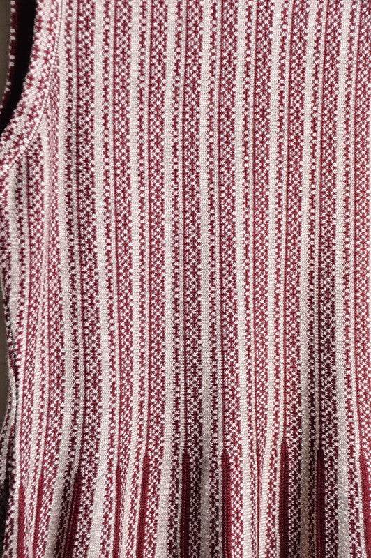 Flare Sleeveless Jacquard Sweater Knitted Dress - Shop Style & More | Fresh Looks, Everyday Deals & Free Shipping