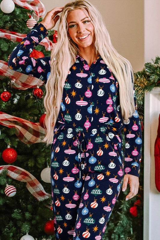 Women Christmas Print Shirt and Pants Pajama Set - Shop Style & More | Fresh Looks, Everyday Deals & Free Shipping