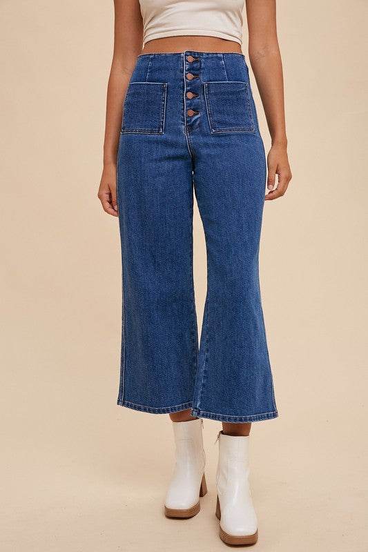 Annie Wear Button Fly High Waist Jeans - Shop Style & More | Fresh Looks, Everyday Deals & Free Shipping