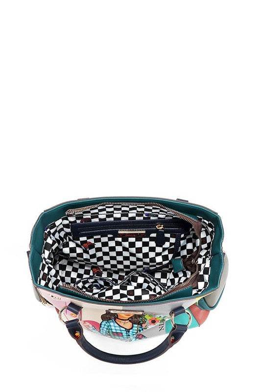 Nicole Lee USA Eco-Leather Handbag with Side Pockets - Shop Style & More | Fresh Looks, Everyday Deals & Free Shipping