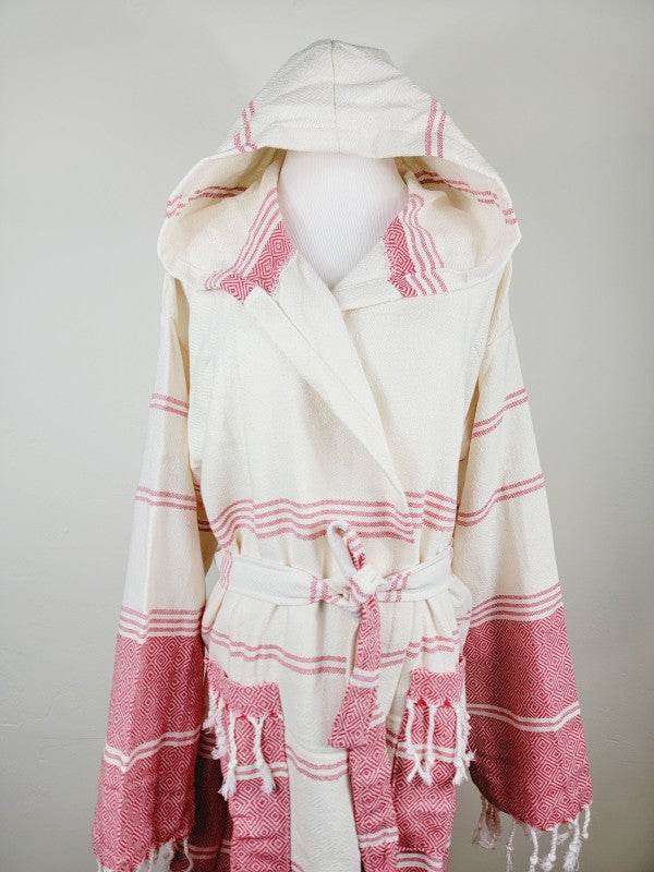 Unisex Robe, Beach or spa Robe with pockets - Red - Shop Style & More | Fresh Looks, Everyday Deals & Free Shipping