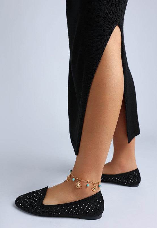Kyrie Cut Out Detail Ballerinas - Shop Style & More | Fresh Looks, Everyday Deals & Free Shipping