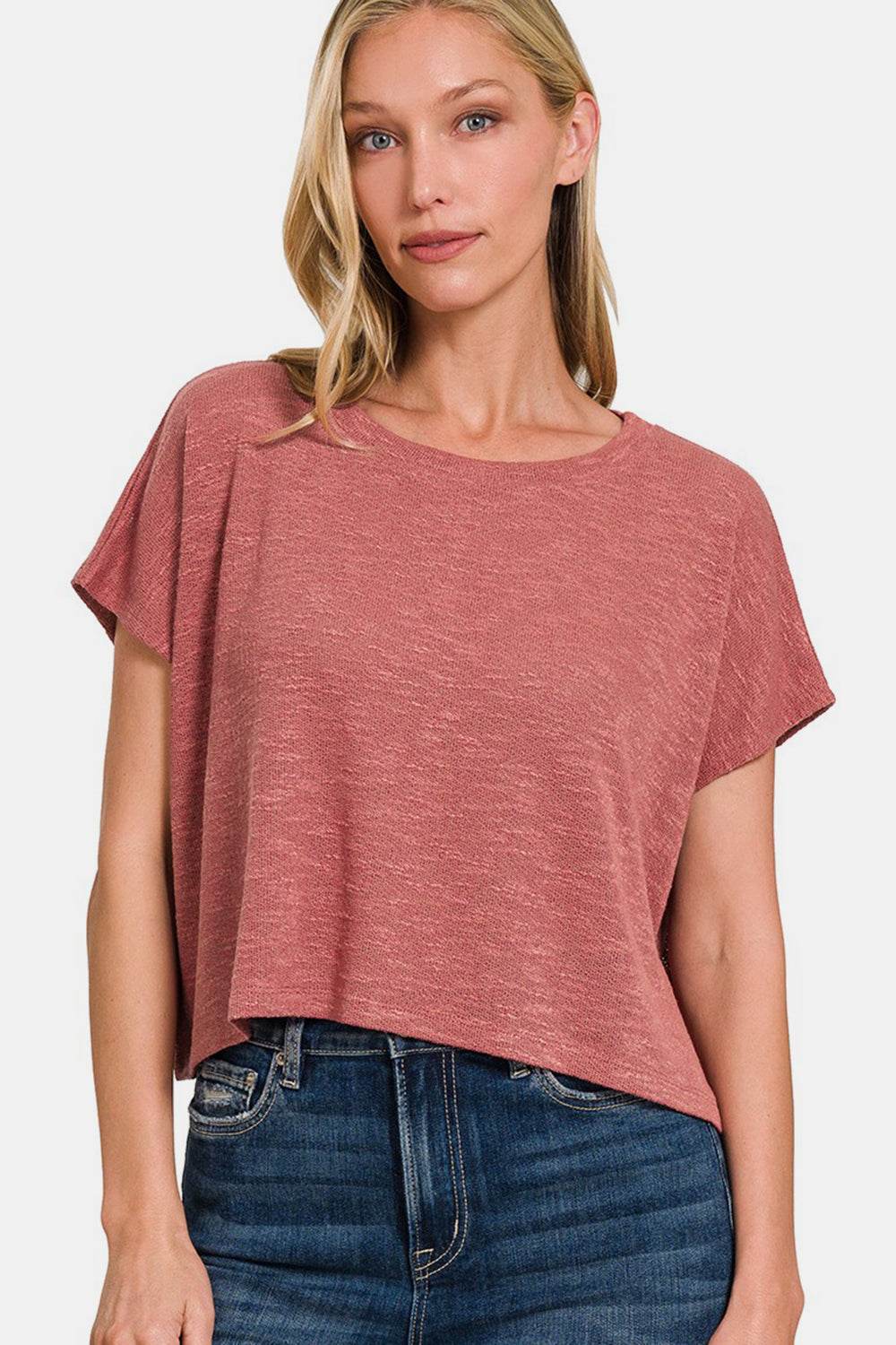 Zenana Round Neck Short Sleeve T-Shirt - Shop Style & More | Fresh Looks, Everyday Deals & Free Shipping