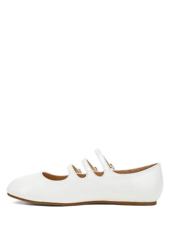Macarina Triple Strap Mary Jane Ballerinas - Shop Style & More | Fresh Looks, Everyday Deals & Free Shipping