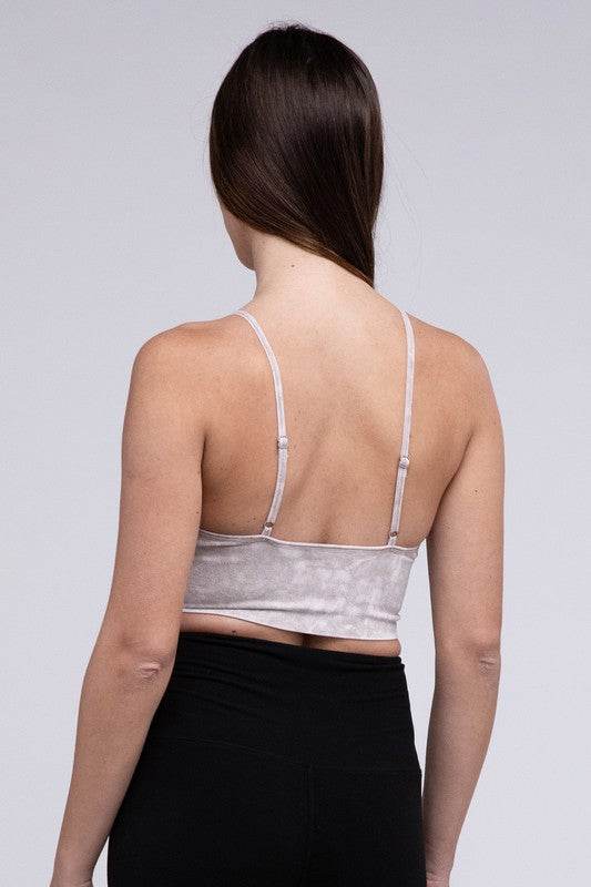 Washed Ribbed Bra Padded Tank Top - Shop Style & More | Fresh Looks, Everyday Deals & Free Shipping