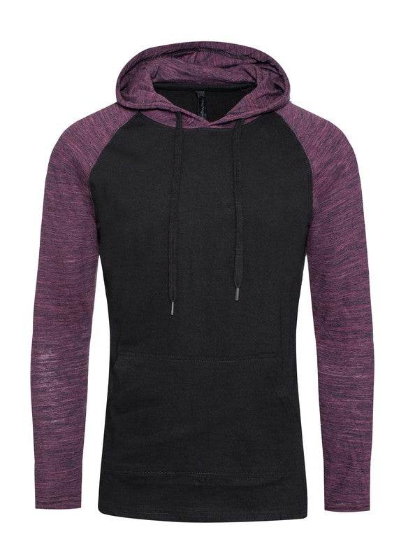 Raglan Long Sleeves Light Weight Hoodie - Shop Style & More | Fresh Looks, Everyday Deals & Free Shipping