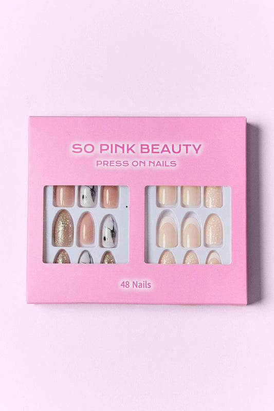 SO PINK BEAUTY Press On Nails 2 Packs - Shop Style & More | Fresh Looks, Everyday Deals & Free Shipping
