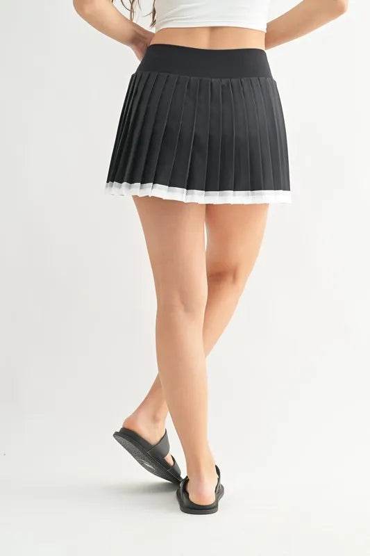 MONO B Court Charm Pleated Skort - Shop Style & More | Fresh Looks, Everyday Deals & Free Shipping