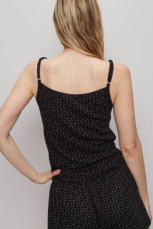 POL Floral Scoop Neck Adjustable Strap Cami - Shop Style & More | Fresh Looks, Everyday Deals & Free Shipping