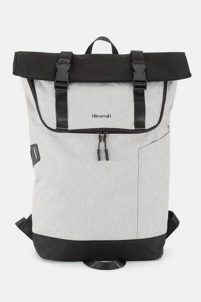Himawari Contrast Waterproof Canvas Backpack Bag - Shop Style & More | Fresh Looks, Everyday Deals & Free Shipping