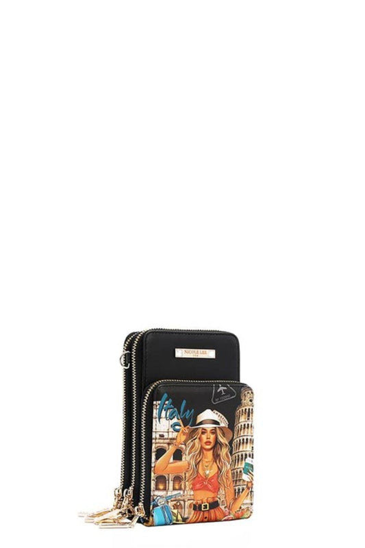 Nicole Lee USA Multi-Zip Phone Case Crossbody Bag - Shop Style & More | Fresh Looks, Everyday Deals & Free Shipping