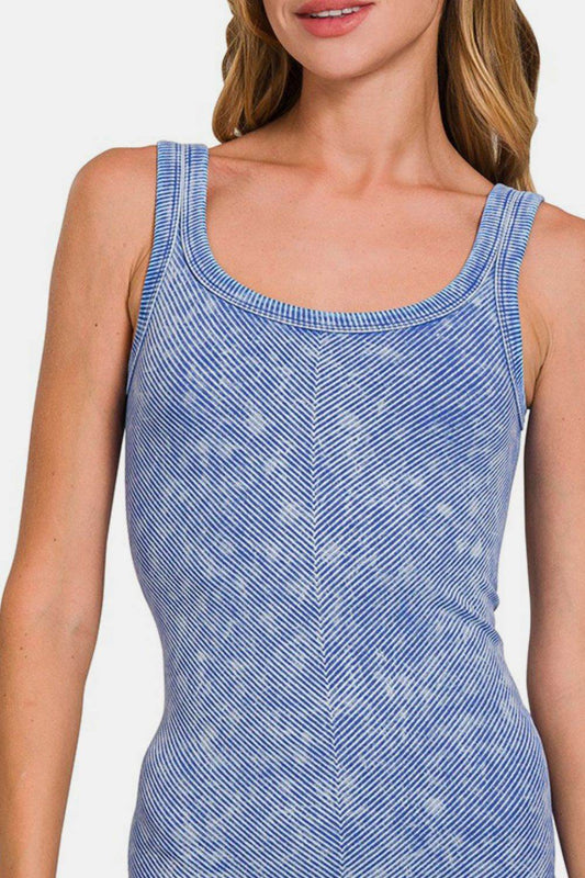 Zenana Ribbed Scoop Neck Tank - Shop Style & More | Fresh Looks, Everyday Deals & Free Shipping