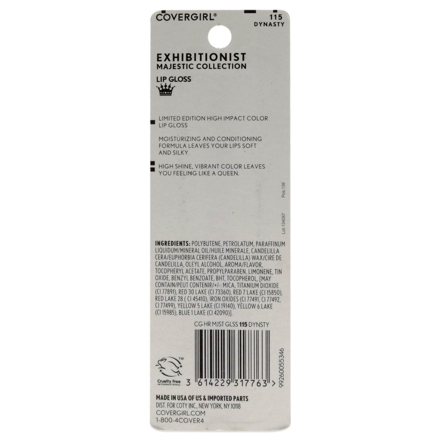 CoverGirl Exhibitionist Majesty Lip Gloss - Dynasty Lip Gloss Women 0.12 oz - Shop Style & More | Fresh Looks, Everyday Deals & Free Shipping