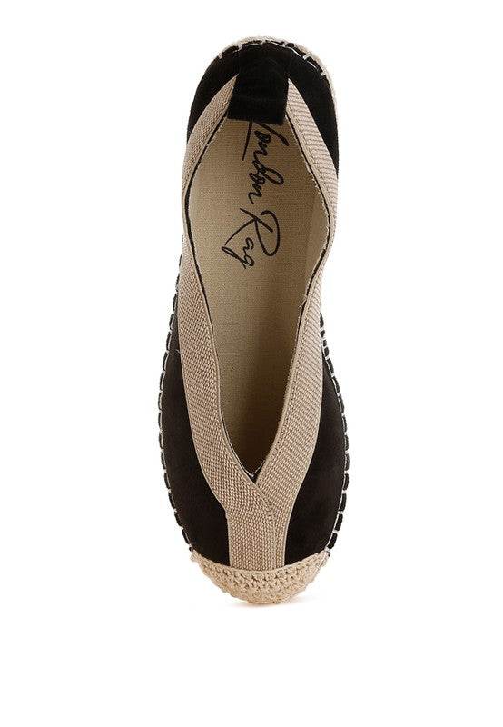 Yalva Microfiber Detachable Lace Espadrilles - Shop Style & More | Fresh Looks, Everyday Deals & Free Shipping