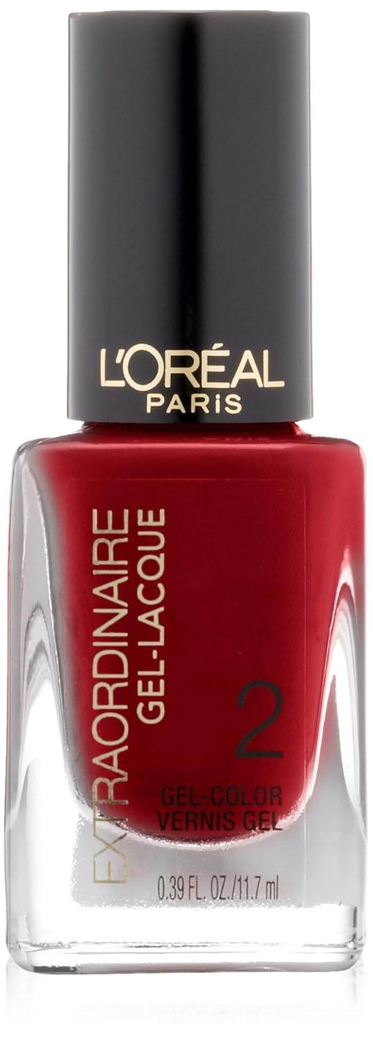 L’Oréal Paris Extraordinaire Gel-Lacque 1-2-3 Nail Color, 720 Hot Couture, 0.39 Fluid Ounce - Shop Style & More | Fresh Looks, Everyday Deals & Free Shipping