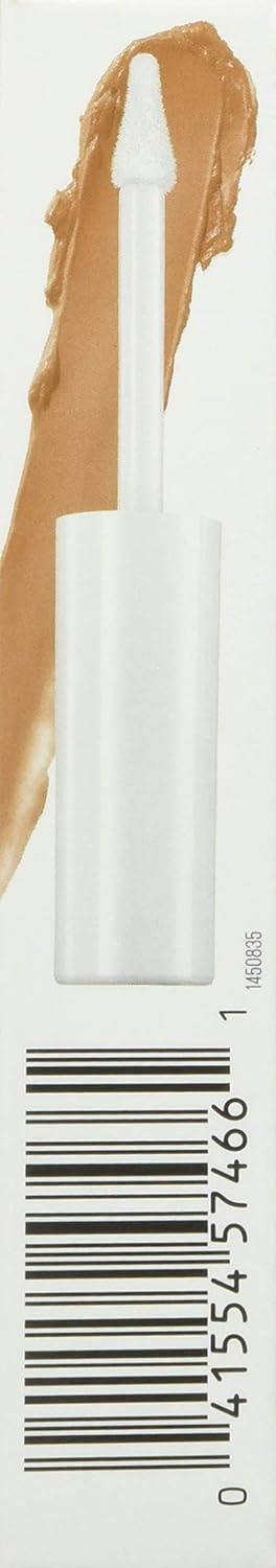Maybelline New York Super Stay Super Stay Full Coverage, Brightening, Long Lasting, Under-eye Concealer Liquid Makeup Forup to 24H Wear, With Paddle Applicator, 45 Tan, 0.23 fl. oz. Beauty - Face