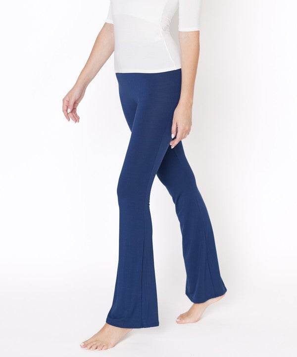 BAMBOO SLIM BELL YOGA PANTS - Shop Style & More | Fresh Looks, Everyday Deals & Free Shipping