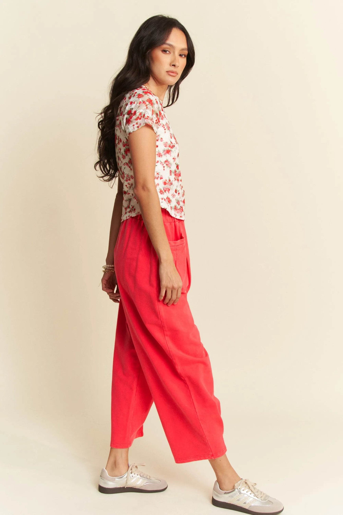 Davi & Dani Ribbon Short Sleeve Layered Mesh Top - Shop Style & More | Fresh Looks, Everyday Deals & Free Shipping