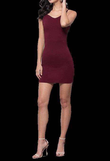 Juniors Tight Party Dress With Strappy Back - Shop Style & More | Fresh Looks, Everyday Deals & Free Shipping