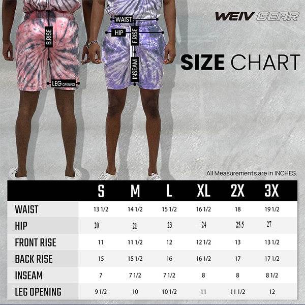 Cyclone Pinwheel Tie Dyed Shorts - Shop Style & More | Fresh Looks, Everyday Deals & Free Shipping