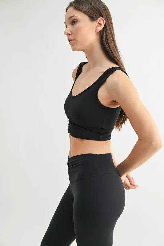 MONO B Ruched Front Active Tank - Shop Style & More | Fresh Looks, Everyday Deals & Free Shipping