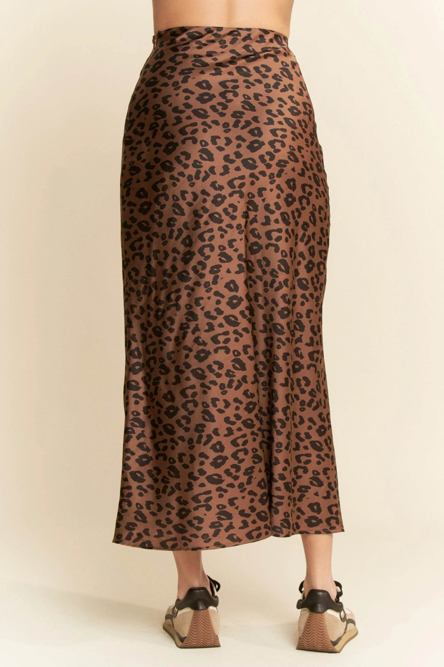 Davi & Dani Leopard Animal Print Long Length Skirt - Shop Style & More | Fresh Looks, Everyday Deals & Free Shipping