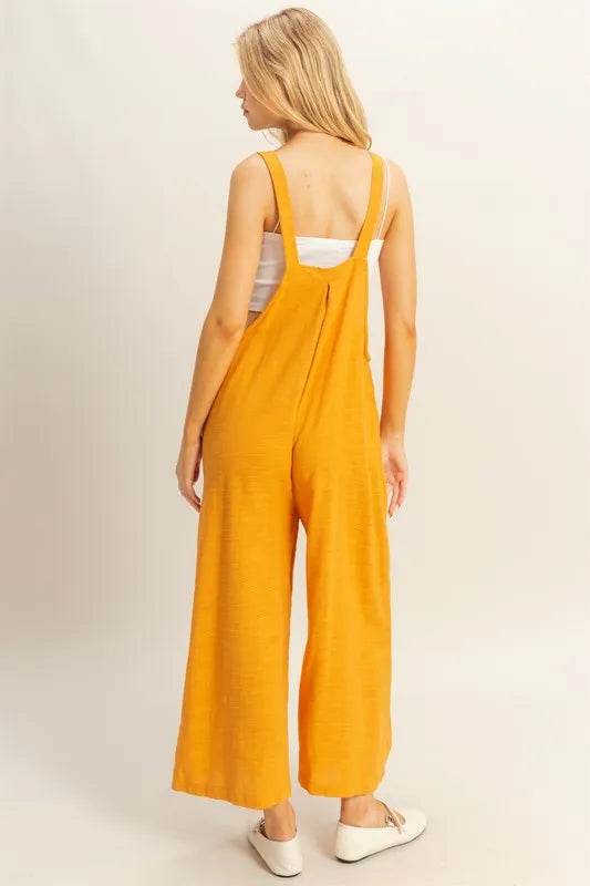 HYFVE Textured Wide Leg Overall - Shop Style & More | Fresh Looks, Everyday Deals & Free Shipping